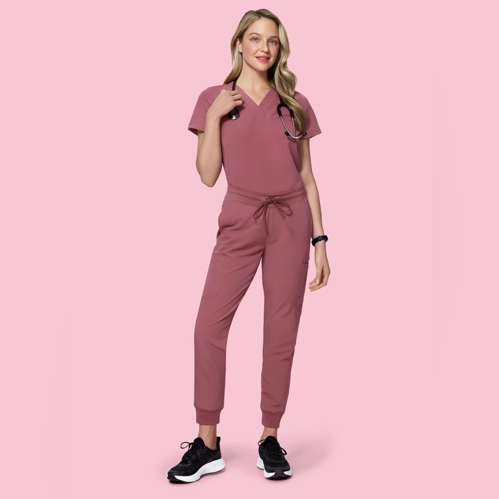 Mandala Scrub jogger scrub set (mauve) 🩷